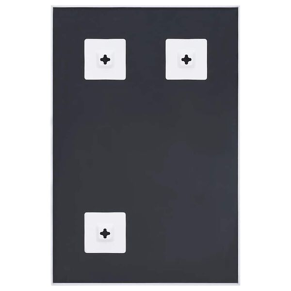 vidaXL Specchio Bianco 60x40 cm