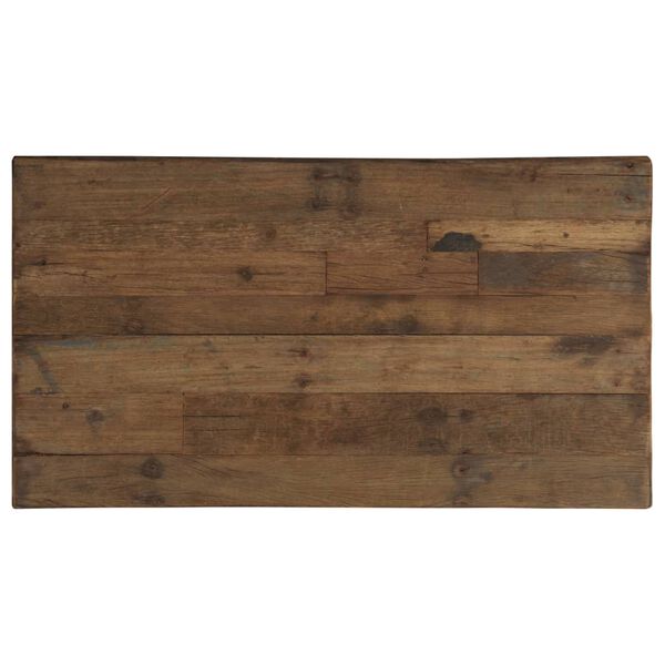 vidaXL Tavolino Opium in Legno di Recupero e Acciaio 110x60x35cm