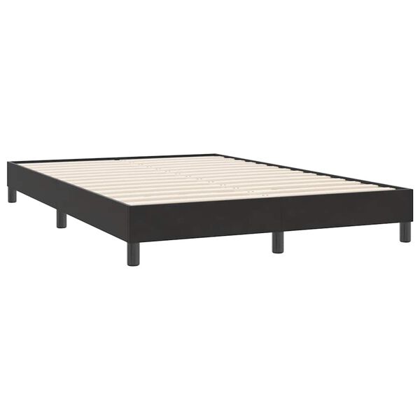 vidaXL Letto a Molle senza Materasso Nero 140x220 cm in Velluto