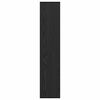 vidaXL Armadio per Libri Rovere Nero 137,5 x 29 x 137,5 cm