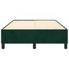vidaXL Struttura Letto a Rete a Molle Verde Scuro 120x200 cm in Velluto