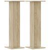 vidaXL Supporti per Piante 2 pz Rovere Sonoma 30x30x95cm in Truciolato