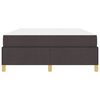 vidaXL Struttura del letto Marrone Scuro 140 x 190 cm Tessuto