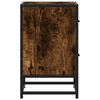 vidaXL Comodino Rovere Fumo 40x31x50 cm in Truciolato