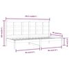 vidaXL Dormeuse senza Materasso Bianca 90x200 cm Legno Massello Pino