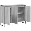 vidaXL Mobile laterale Grigio Sonoma 96,5 x 30 x 75 cm