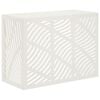 vidaXL Copertura per condizionatore d'aria Bianco 110 x 50 x 80 cm