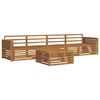 vidaXL Set di divani da esterno 5 pcs Naturale