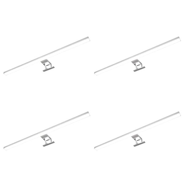 vidaXL Lampade per Specchio 4 pz 8 W Bianco Freddo
