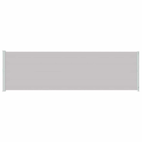 vidaXL Tenda da Sole Laterale Retrattile per Patio 180x600 cm Grigia