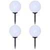 vidaXL Lampade da Sentiero 4 pz LED 30 cm con Picchetto