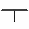 vidaXL Tavolino da Parete Pieghevole Nero 110x38x75 cm in Multistrato