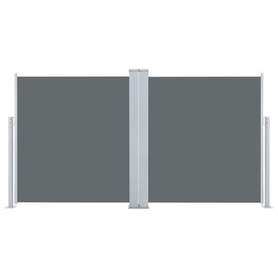 vidaXL Tenda da Sole Laterale Retrattile Antracite 117x600 cm