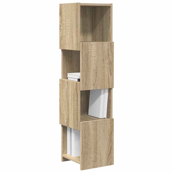 vidaXL Mobile angolare Rovere Sonoma 25,5x25x102cm Legno multistrato