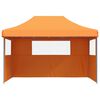 vidaXL Tenda Party Arancione 279 x 410 x 315 cm Tessuto Oxford