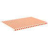 vidaXL Tessuto di Ricambio per Tenda da Sole Giallo e Arancione 480x345 cm Poliestere