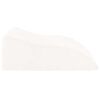 vidaXL Cuscino per le Gambe Bianco 68 x 40 x 18 cm