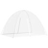 vidaXL Zanzariera Mongolia con Porte 220 Rete Bianco 200x150x140 cm