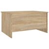 vidaXL Tavolino Salotto Rovere Sonoma 80x55,5x41,5cm Legno Multistrato