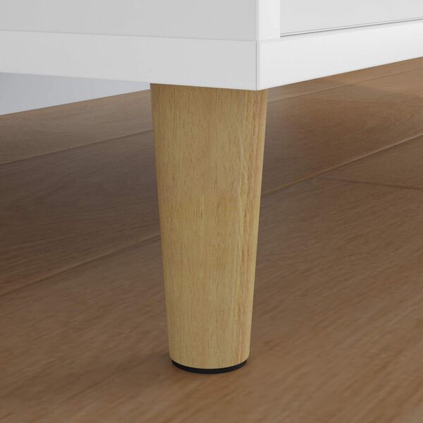 vidaXL Piedini per mobili 2 pcs Marrone &Oslash; 44 x 100 mm