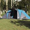 vidaXL Tenda da Campeggio a Cupola per 4 Persone Blu Impermeabile