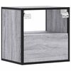 vidaXL Comodini a Muro 2 pz Grigio Sonoma 40x31x39,5 cm