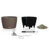 LECHUZA Fioriera Sospesa NIDO Cottage 35 ALL-IN-ONE Marrone Sabbia