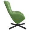 vidaXL Poltrona uovo Verde chiaro 63 x 73 x 90 cm Velluto
