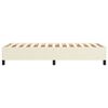 vidaXL Struttura Letto a Rete a Molle Crema 100x200 cm in Similpelle