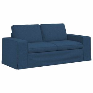 vidaXL Divano Blu 182 x 80 x 82 cm Tessuto