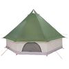 vidaXL Tenda Tipi con tetto Verde 400 x 346 x 250 cm taffet&agrave;