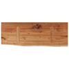 vidaXL Mensola a Muro 70x30x3,8cm Rettangolare Legno Acacia Bordi Vivi
