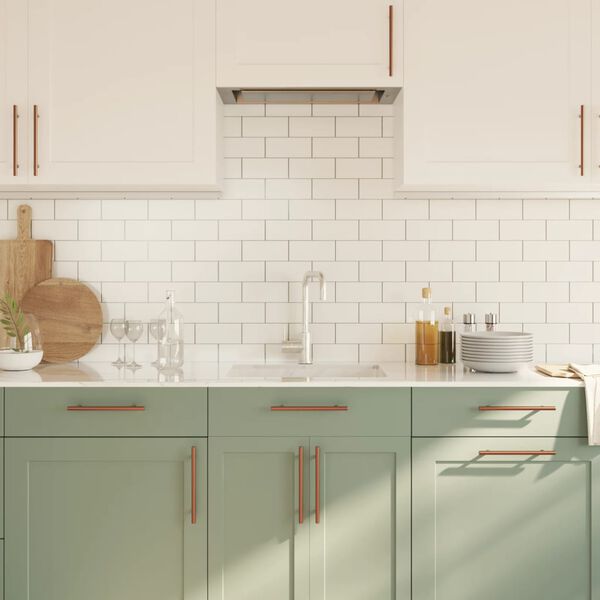 vidaXL Maniglie per Mobili 20 pz Bronzo 160 mm in Acciaio Inox