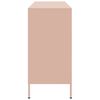 vidaXL Credenza Rosa 100,5x39x79 cm in Acciaio