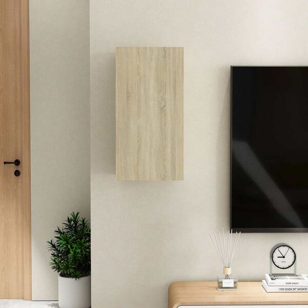 vidaXL Mobile TV Rovere Sonoma 30,5x30x60 cm in Legno Multistrato