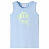 Canotta da Bambino Blu Tenue M&eacute;lange 92