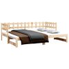 vidaXL Dormeuse Estraibile 2x(90x200) cm Legno Massello di Pino
