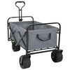 vidaXL Carrello della spesa pieghevole 89 x 63 x 96 cm Grigio 200 kg