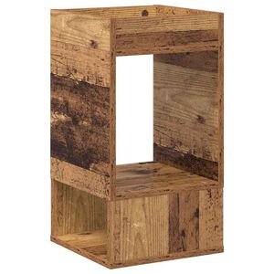 vidaXL Tavolino Legno vecchio 30 x 30 x 56 cm Legno ingegnerizzato