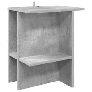 vidaXL Tavolino da salotto Grigio Cemento 40 x 30 x 49 cm