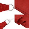vidaXL Vela Parasole 160 g/m² Rossa 2,5x5 m in HDPE