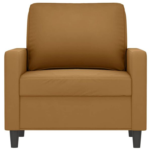 vidaXL Poltrona Marrone 60 cm Velluto