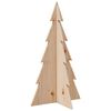 vidaXL Albero di Natale Decorativo in Legno 80 cm Legno Massello Pino