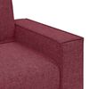 vidaXL Poltrona Divano Rosso Vino 100x78x84 cm Tessuto