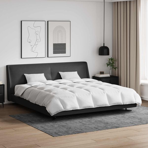 vidaXL Set di Piumoni con cuscino 3 pcs Bianco Piuma d'anatra