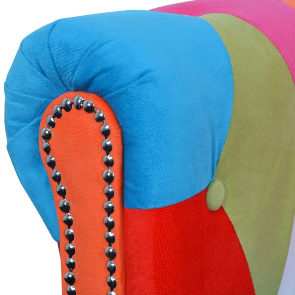 vidaXL Divano Chesterfield a 2 Posti in Tessuto