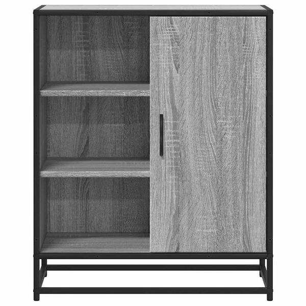 vidaXL Credenza Grigio Sonoma 62x35x76 cm in Legno Multistrato