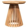 vidaXL Tavolo laterale Marrone 50 x 50 x 49,5 cm Legno di teak solido