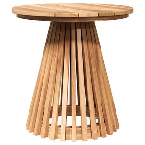 vidaXL Tavolo laterale Marrone 50 x 50 x 49,5 cm Legno di teak solido