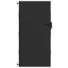 vidaXL Cancello da giardino con blocco Nero 85 x 200 cm